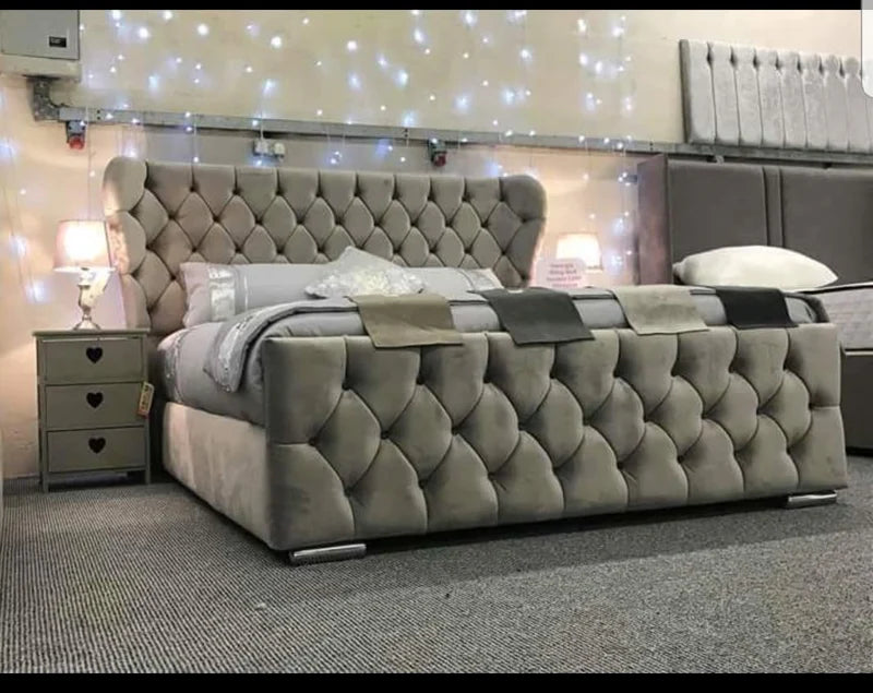 Oxford Bed With Ottoman Storage & Mattress Included