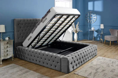 Ambassador Bed With Ottoman Storage & Mattress Included