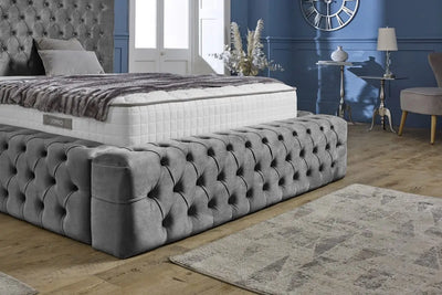 Ambassador Bed With Ottoman Storage & Mattress Included
