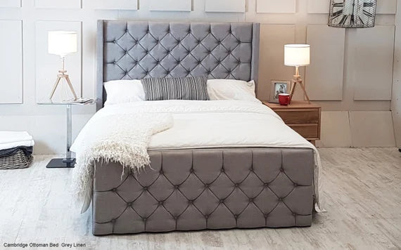 Florida Bed With Ottoman Gas Lift Storage & Mattress Included