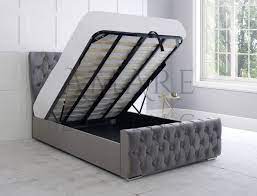 Florida Bed With Ottoman Gas Lift Storage & Mattress Included